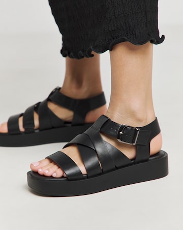 Dublin Chunky Fisherman Sandals Extra Wide EEE Fit
