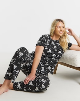 Simply Be Value Pyjama Set Floral Print