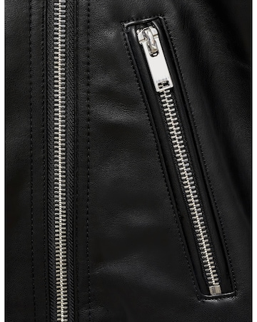 Mango Liz Faux Leather Biker Jacket