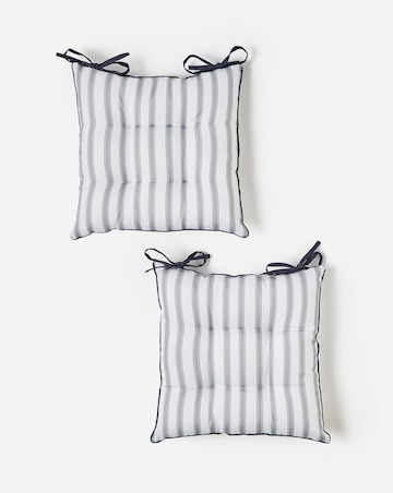 2 Stripe Outdoor Seat Cushions