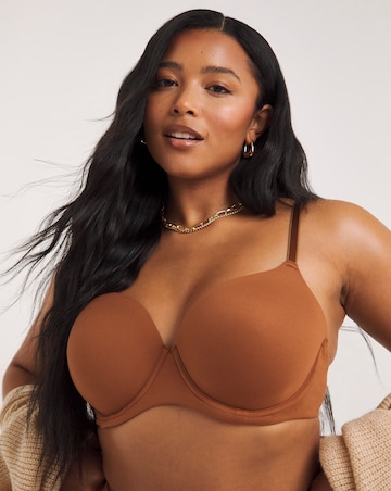 Feather Touch Moulded T Shirt Bra B-F - Nude 3