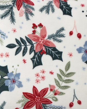 Noelle Christmas Floral Cushion