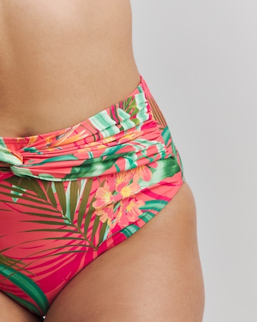MAGISCULPT Medium Control Twist Front High Waist Bikini Bottoms