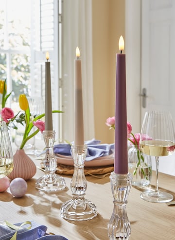 Pastel Taper LED Candles