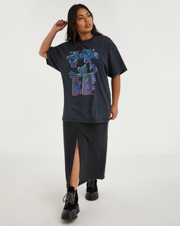 Black High Voltage Graffiti Tee