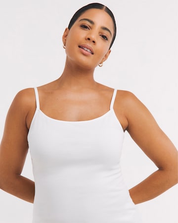 Pretty Secrets (3 Pack) Cotton Vests Black/White/Blush