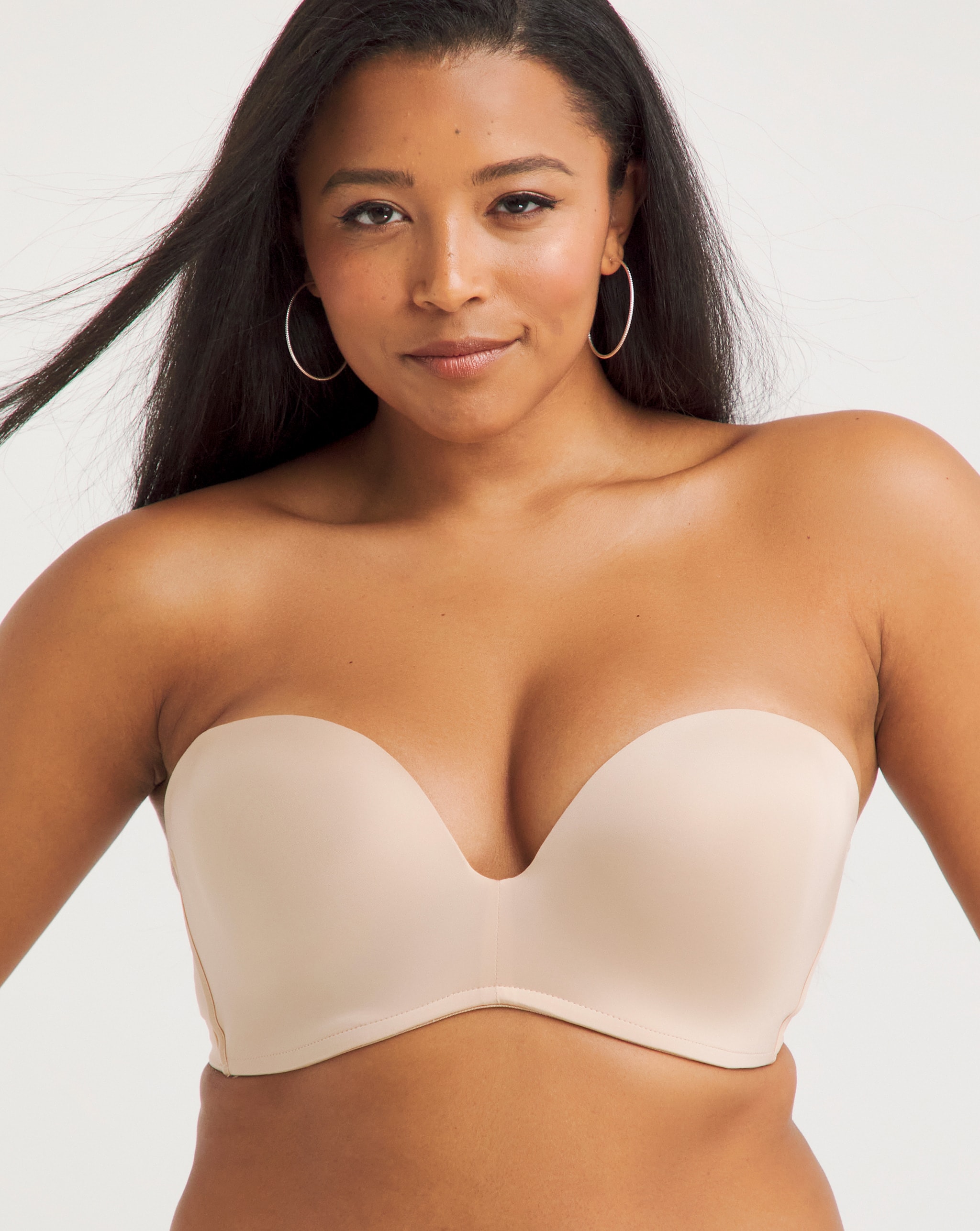Strapless bra in nude