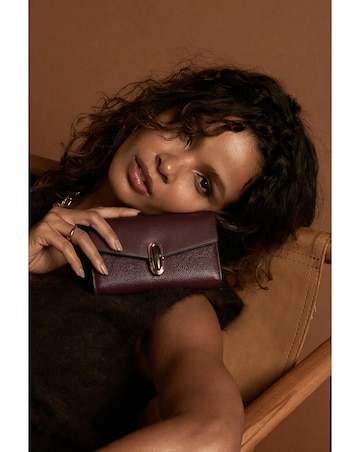 Luella Grey Leontina Black Cherry Medium Purse