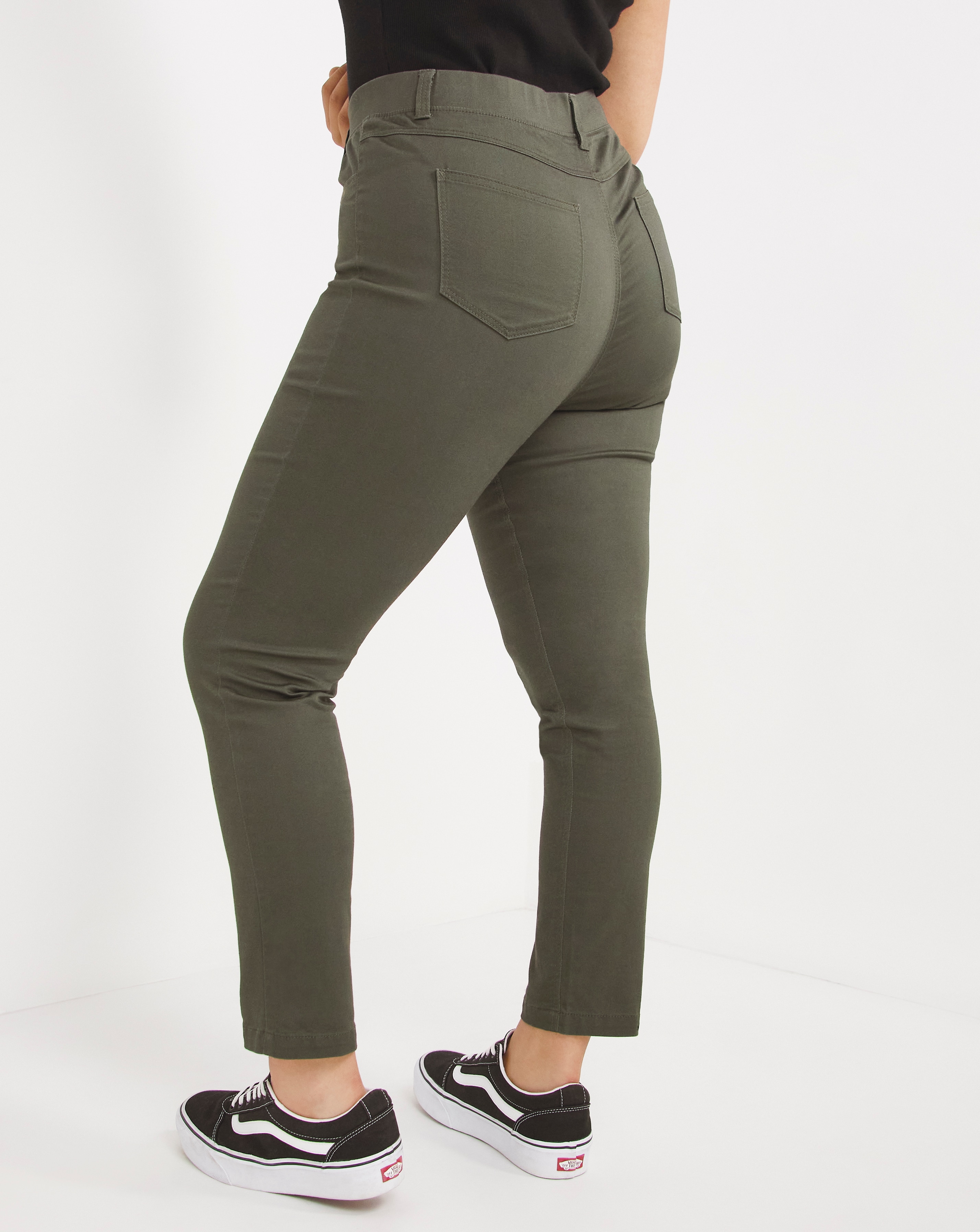 Khaki sales skinny jeggings