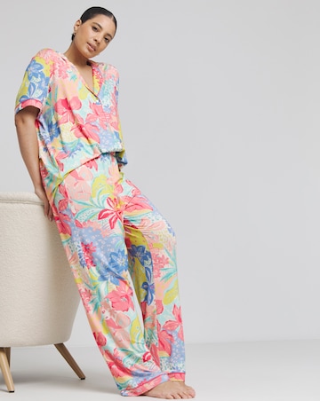 Figleaves Camelia Button Through Pyjama Set