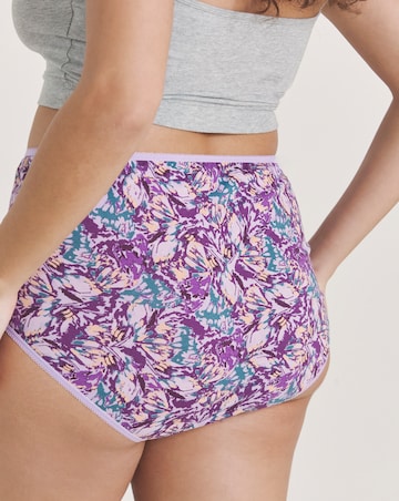 Pretty Secrets (6 Pack) Cotton Full Fit Brief Knickers