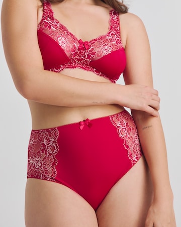 Pretty Secrets (2 Pack) Ella Lace Brief Knickers Pink Multi