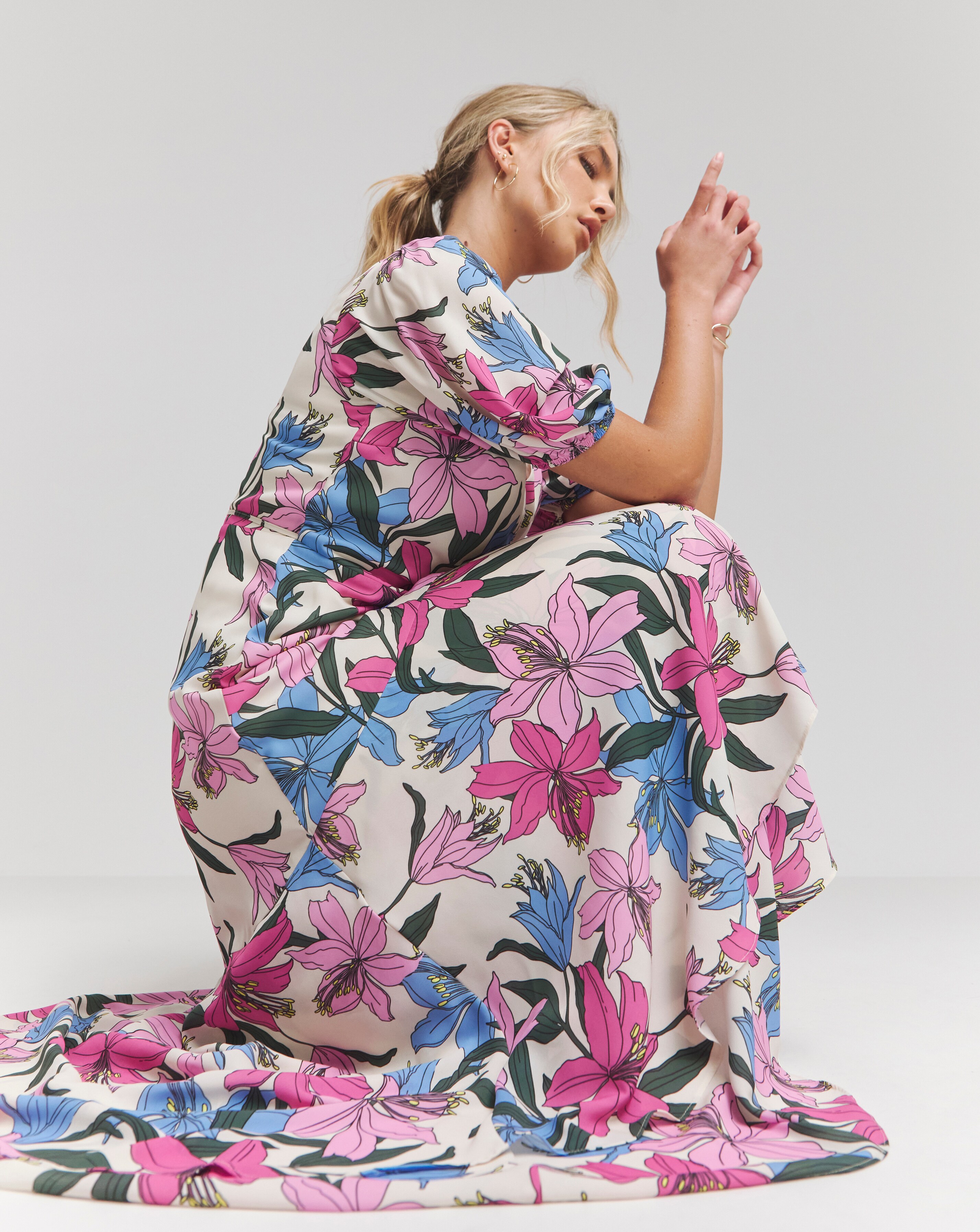 Joanna Hope Wrap Maxi Dress