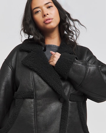 Black Worn Look Aviator