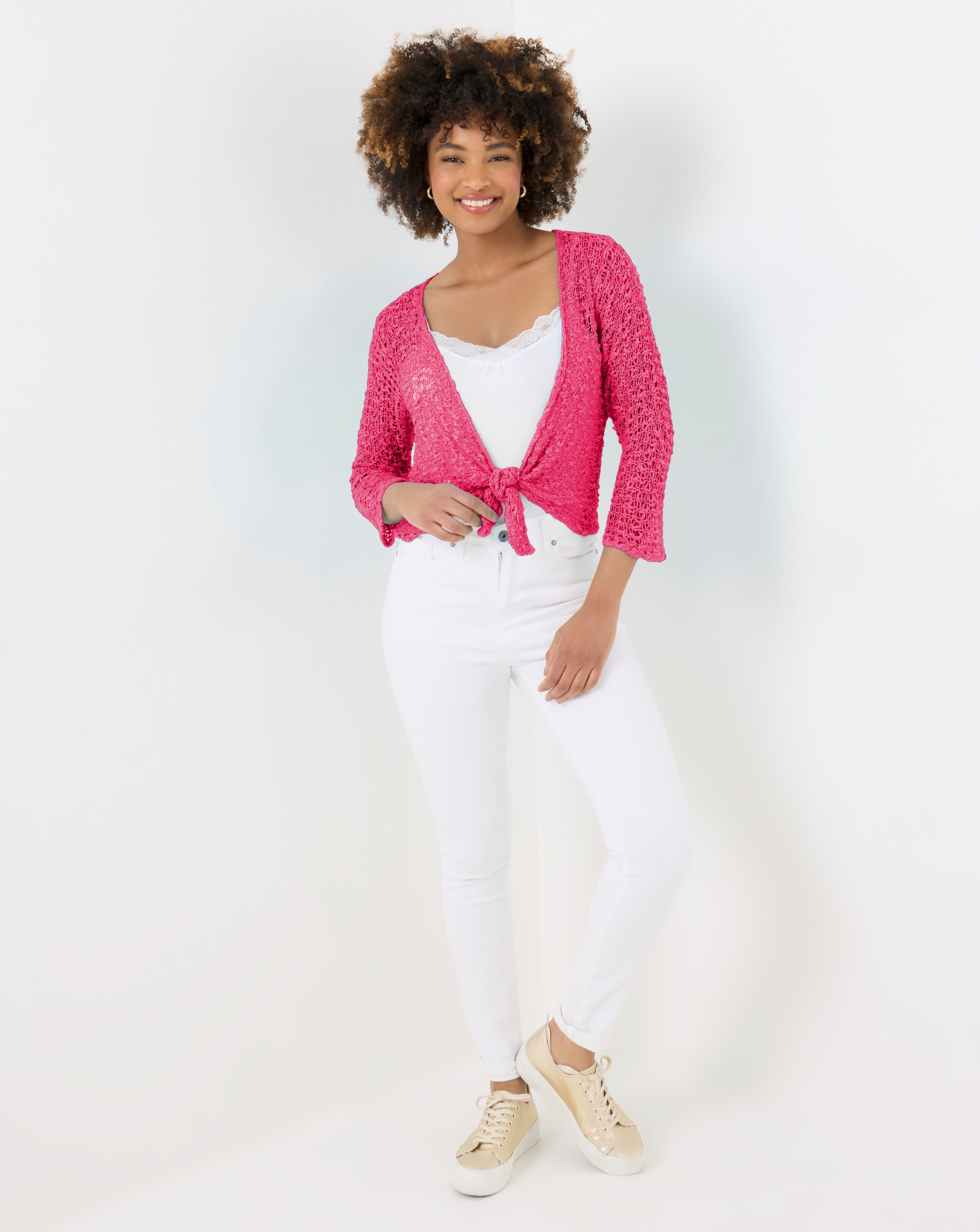 Joe Browns Fresh and Fancy Popcorn Cardigan | Simply Be
