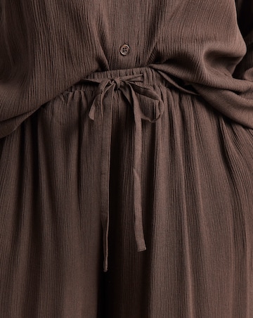 Chocolate Crinkle Balloon Trouser