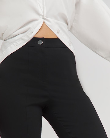 Black Bengaline Super Stretch Pull On Trouser