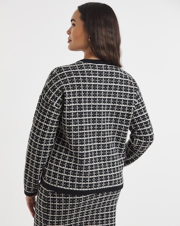 Crew Neck Boucle Cardigan Co-ord