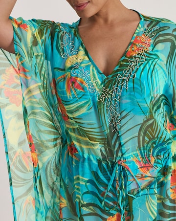 MAGISCULPT Embellished Beach Kaftan