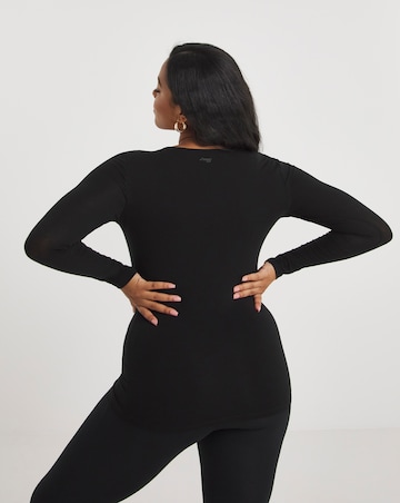 Sloggi Ever Cosy Thermal Long Sleeve Top Black