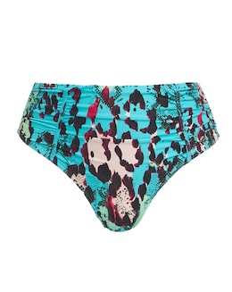 Sculpt Ruched Bikini Bottom with Tummy Control
