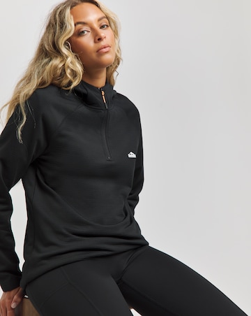 Snowdonia Black Grid Fleece Base Layer