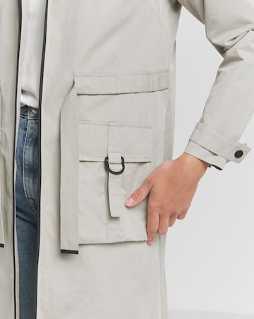 Grey Functional Utility Jacket
