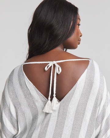 MAGISCULPT Lurex Tassel Beach Kaftan