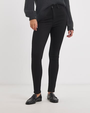 Super Stretch Premium Denim Black Skinny Jeans