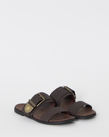 Natasha Buckle Detail Sandals - Extra Wide Fit (EEE)