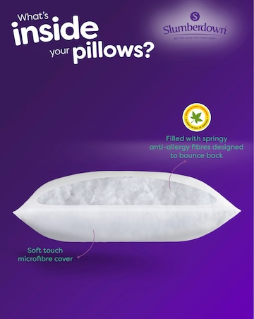 Slumberdown Anti Allergy Firm Pillows - 2 Pack