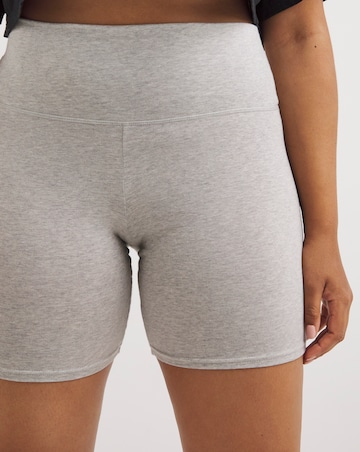 Pretty Secrets 2 Pack Cotton Comfort Shorts Black/Grey