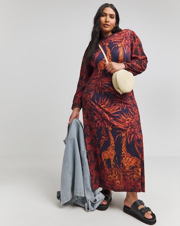 Joe Browns Giraffe Print Jersey Maxi Dress