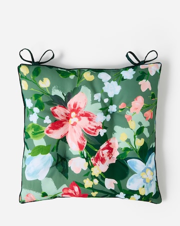 Elora Floral Outdoor Set of 2 Seat Pads