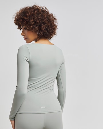 TALA Dayflex Scoop Neck Long Sleeve Top