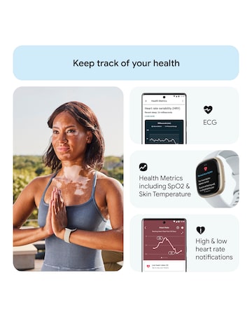Fitbit Sense 2 Smart Watch - Blue Mist