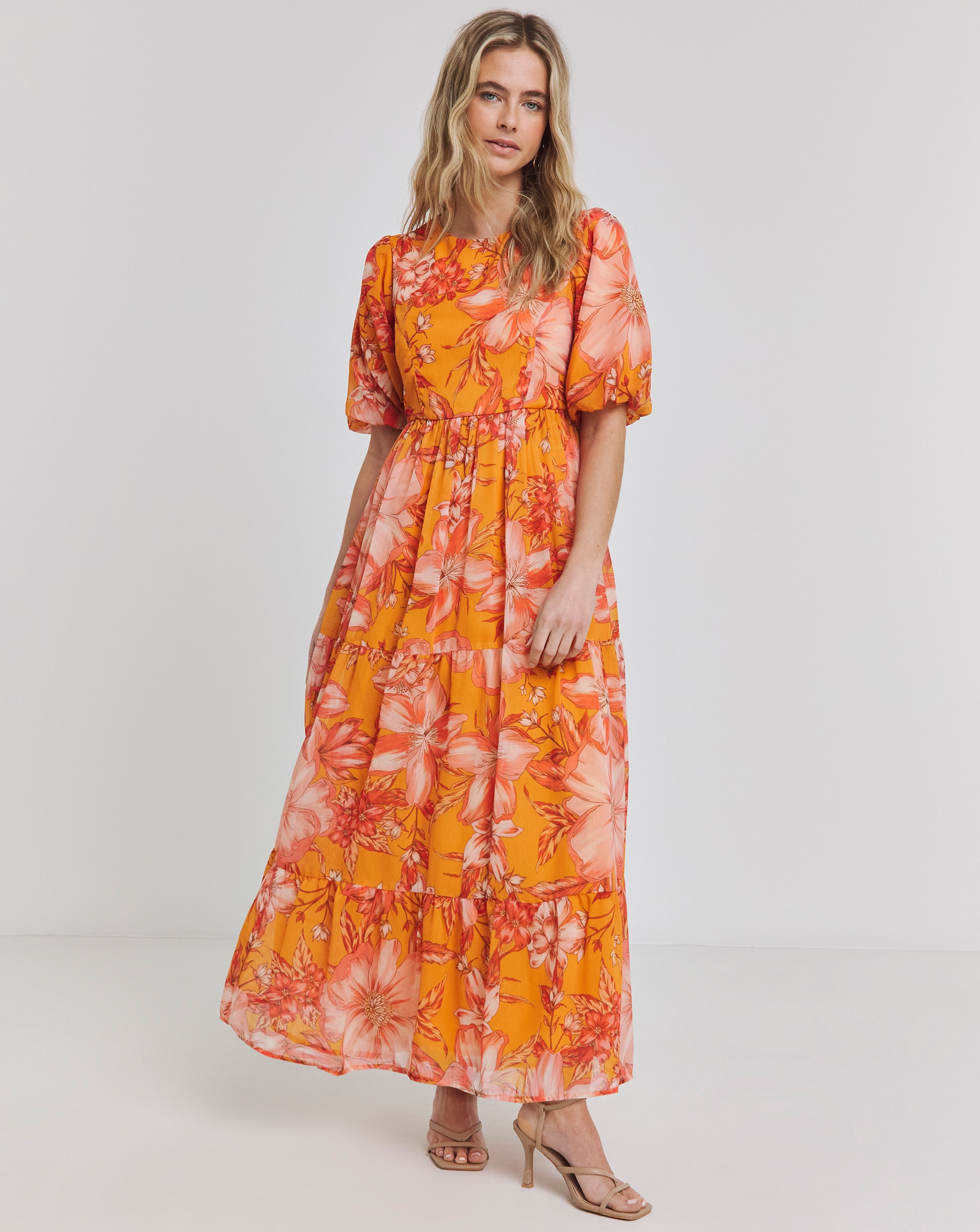 Floral maxi dress