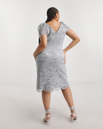 Joanna Hope Lace Shift Dress