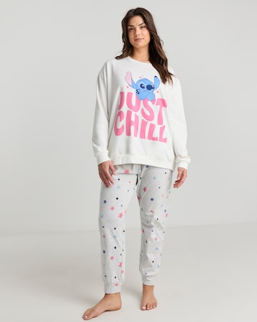 Stitch Sweatshirt Pyjama Set
