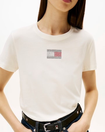 Tommy Jeans Embellished Flag T-Shirt