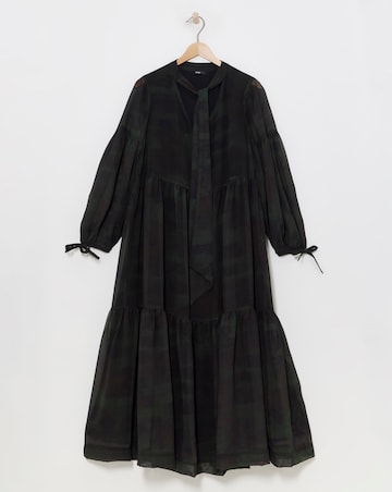 Tiered Georgette Maxi Dress