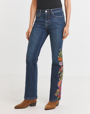 Joe Browns Valentina Boot Cut Embroidered Jeans