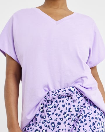 Pretty Secrets Cotton Pyjama Set Animal Print