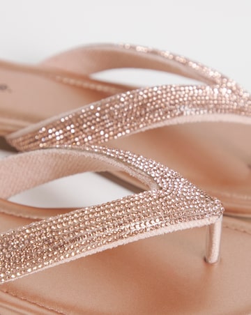 Cammy Flat Toe Post Sandals - Extra Wide Fit (EEE)