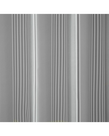 Catherine Lansfield Textured Stripe Shower Curtain