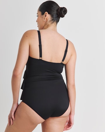 MAGISCULPT Illusion Ruffle Tummy Control Swimsuit
