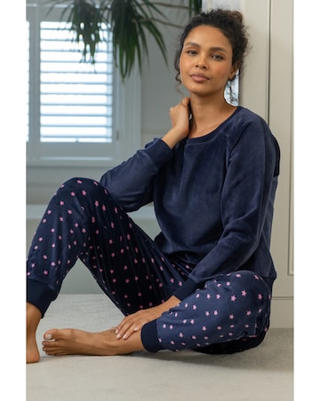 Pour Moi Cosy Fleece Sweatshirt and Jogger Pyjama Set