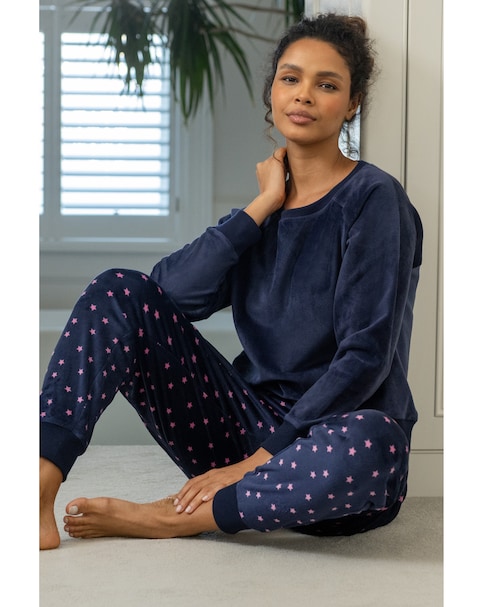Pour Moi Cosy Fleece Sweatshirt and Jogger Pyjama Set