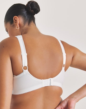 Miss Mary of Sweden Lovely Lace Non Wired Support Bra White