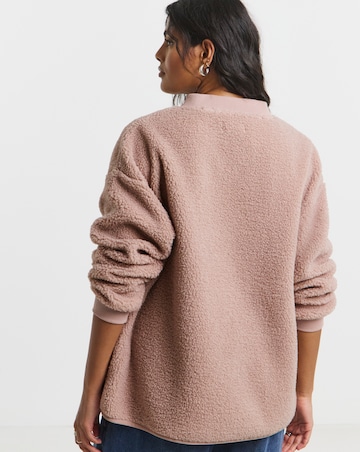 Mocha Borg Bomber with Nylon Pocket